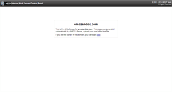 Desktop Screenshot of en.ozandoz.com